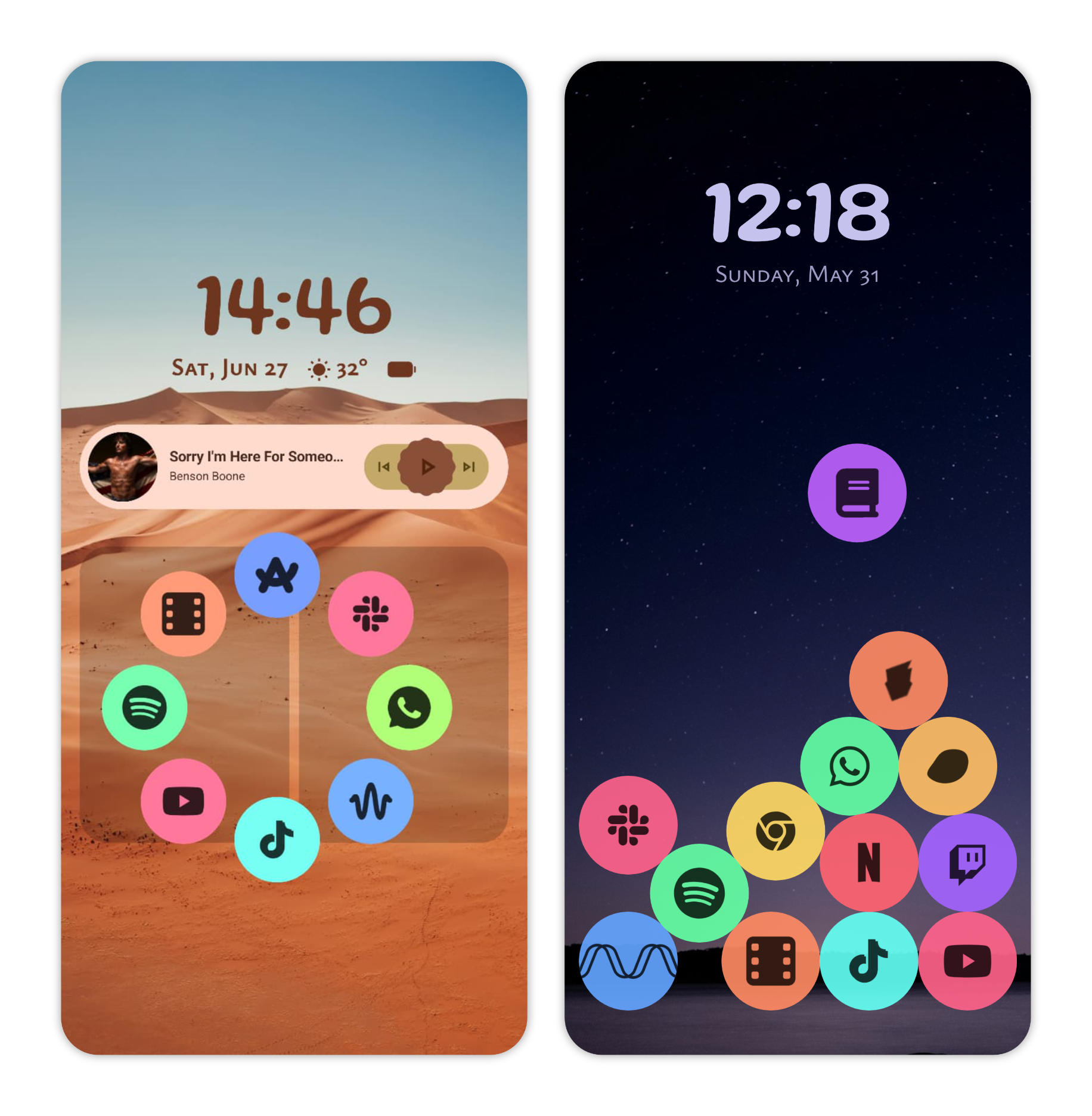 Mango Launcher - Creative layouts