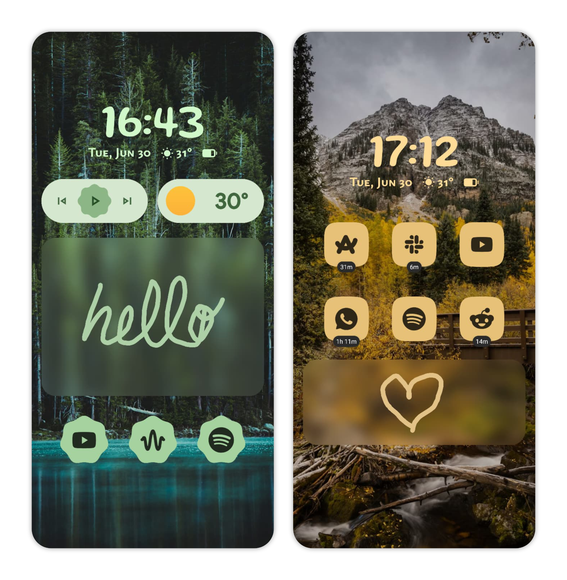 Mango Launcher - A sketchpad that launches apps