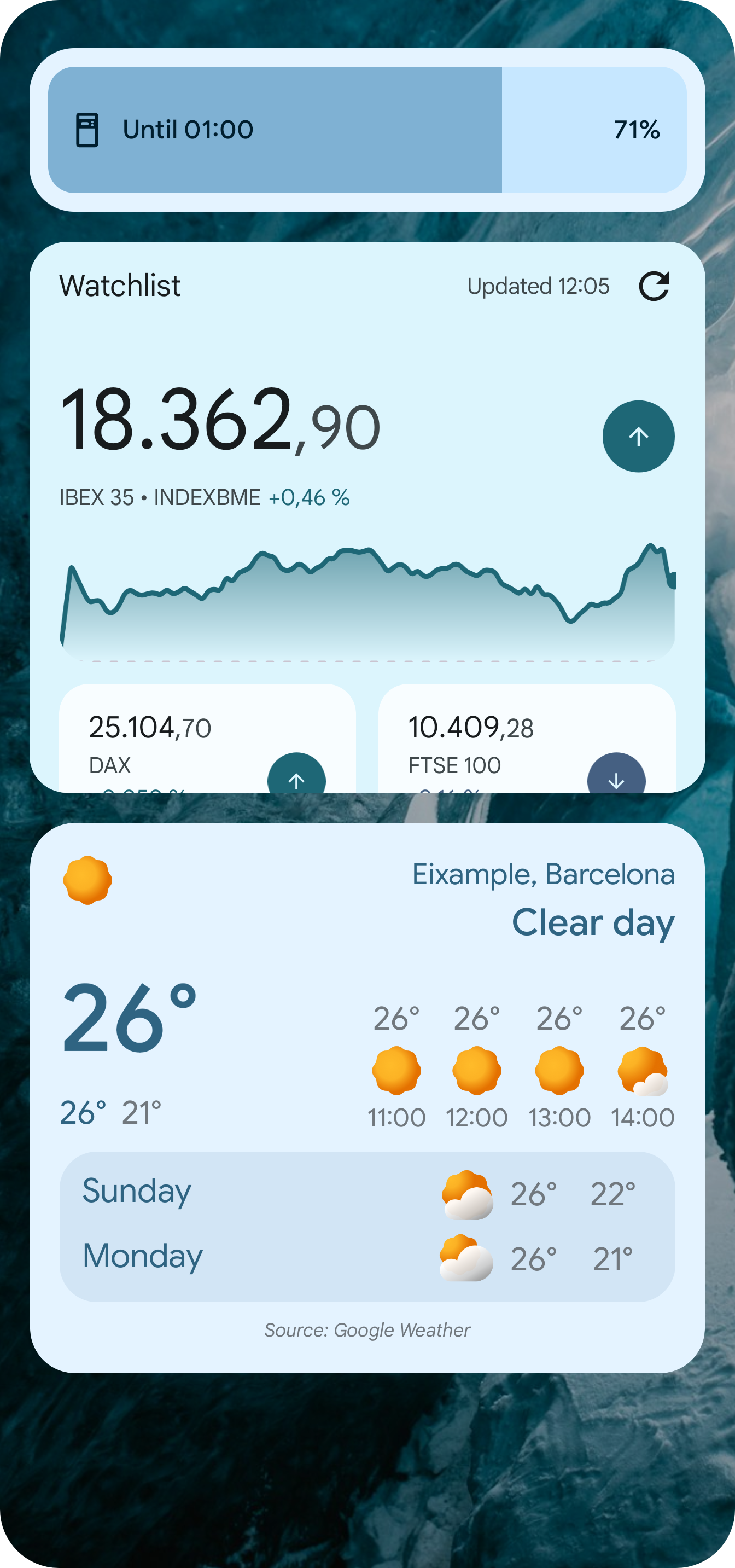 Mango Launcher - Widgets where you want them